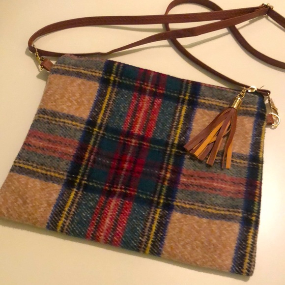 Plaid Crossbody Purse - Picture 1 of 3